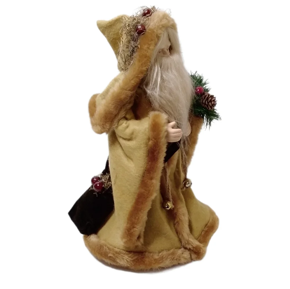 Old World Santa Handcrafted Holiday Rustic Woodlands Retro Luxury Collectors Pc